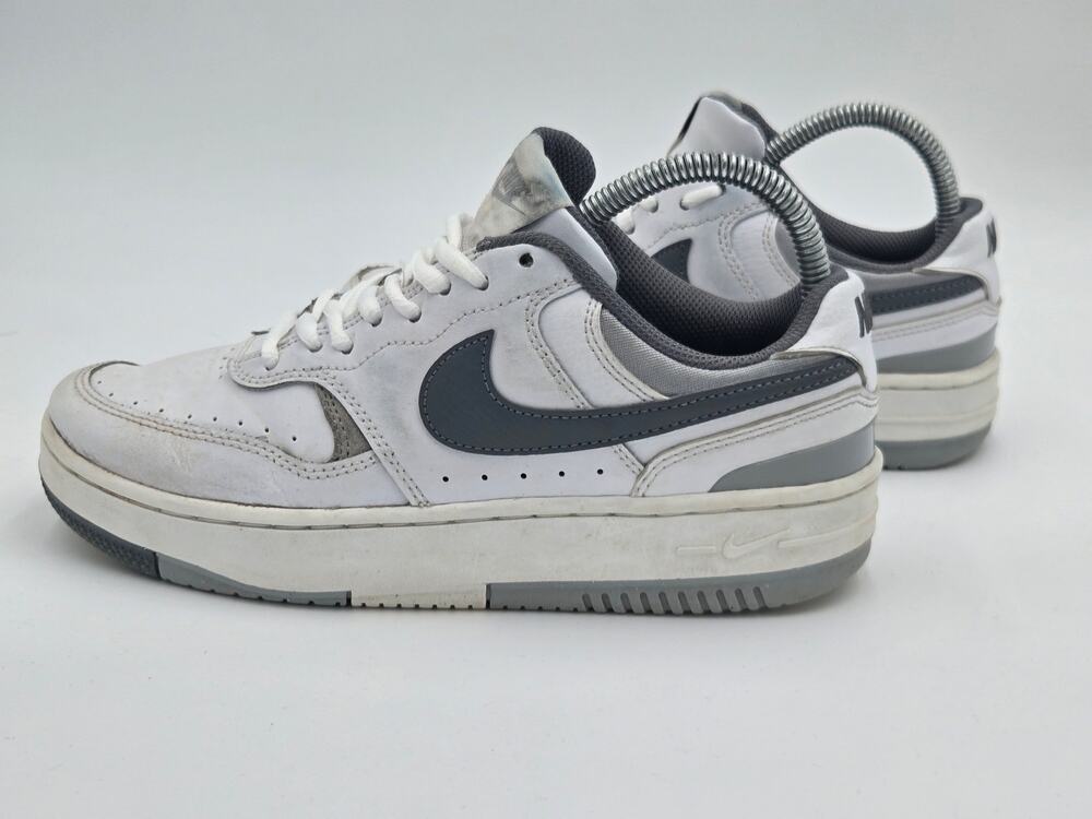 Nike Gamma Force White Light Smoke Grey Womens Sneakers 7.5